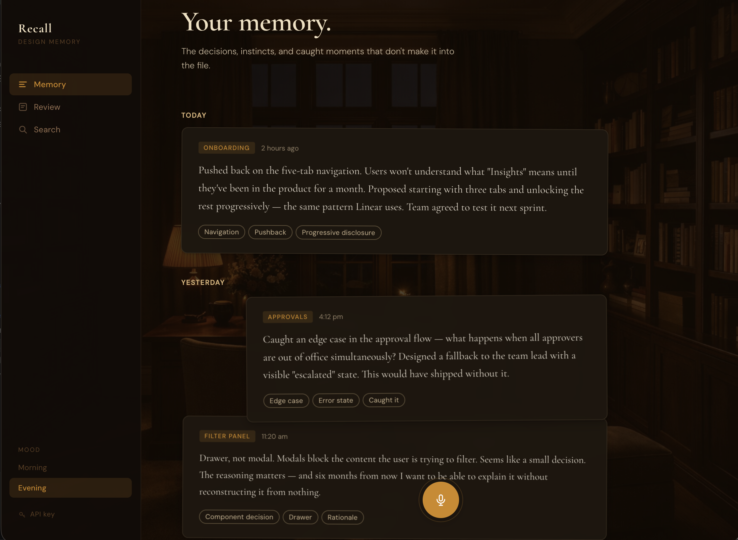 What If Capturing Design Decisions Took 30 Seconds? - I forget half my design decisions by month's end